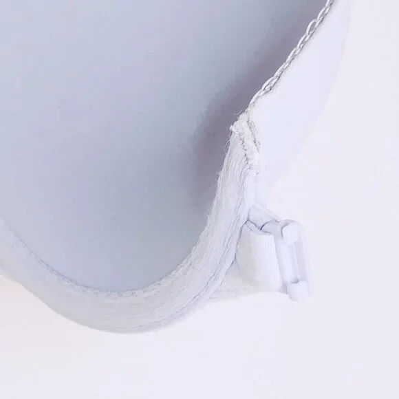 Victoria's Secret Bra Push Up Padded Comfy Front Close Lace Racer Gray Blue 32C - Picture 8 of 16